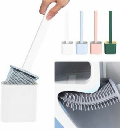 collapsible Silicone Toilet Brush (P00583)