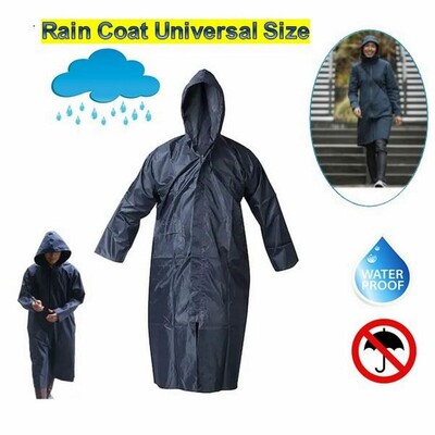 Human Black Rain Coat (P01493)