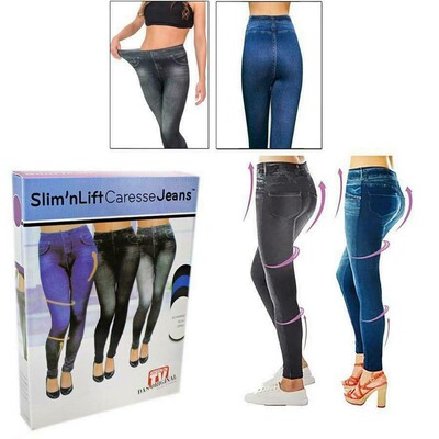 Slim N Lift Jeans (Blue) (P00310)