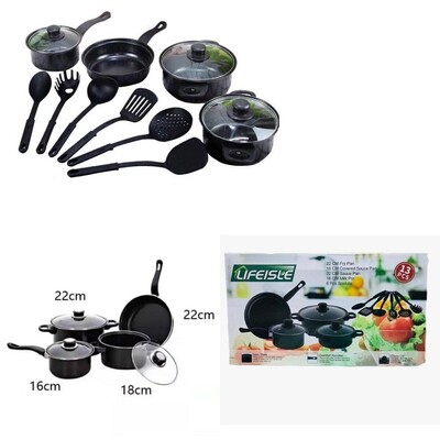 Lifeisle 13 Pcs Cookware Set (P02268)