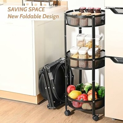 Foldable 3 Tier Vegetable Rack (P02275)