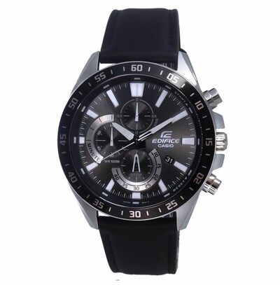 Edifice Casio Luxury Leather Watches (P01574)