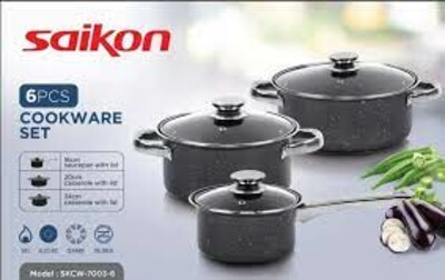 Saikon 6 Pcs Cookware Set (P02196)