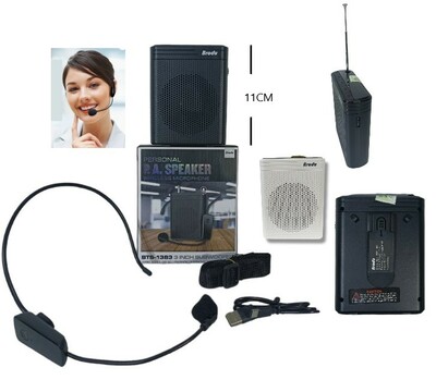 Personal PA Speaker Wireless Microphone #