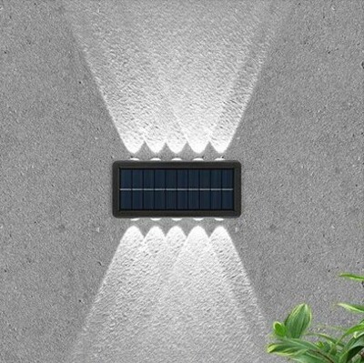 10 LED Solar Wall Light